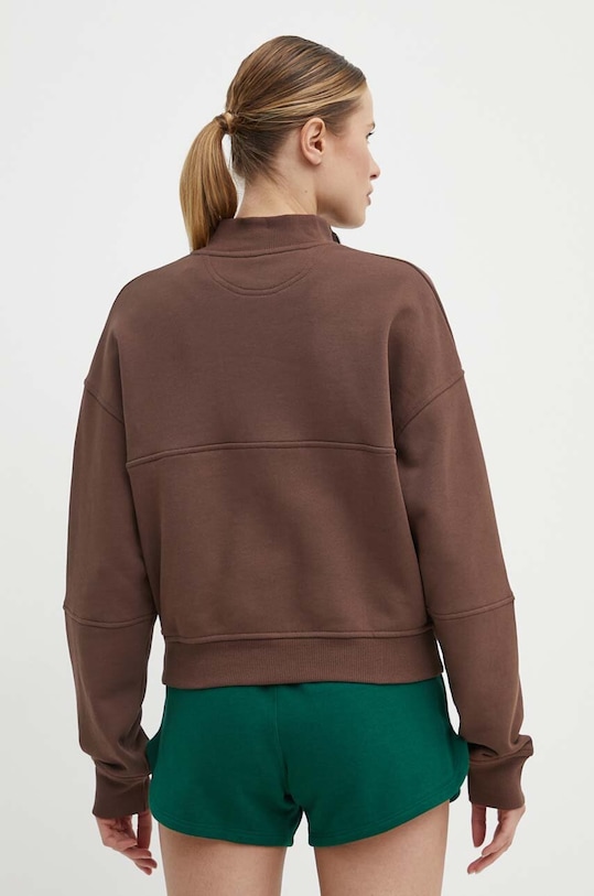 Odzież Reebok Classic bluza bawełniana Archive Essentials 100076285 brązowy