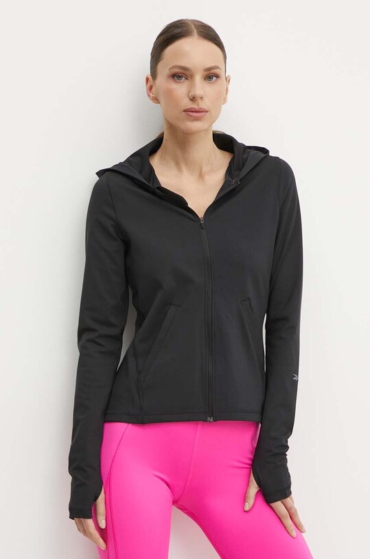 Тренувальна кофта Reebok Active Collective Dreamblend з капюшоном чорний 100075392