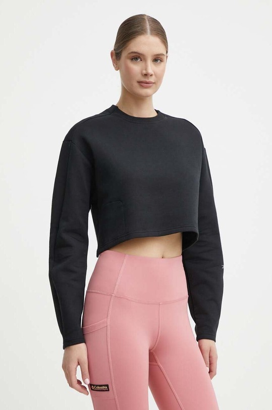 Mikina Reebok Active Collective bez kapuce černá 100075370