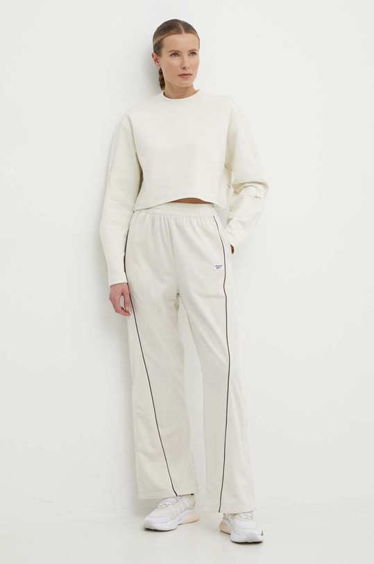 Reebok bluza Active Collective 100076297 bej SS24