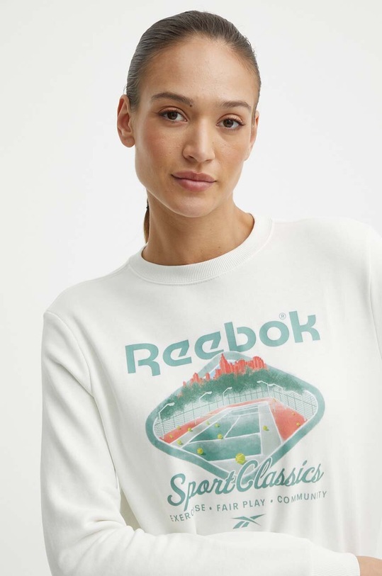 Reebok bluza Court Sport bej 100075474