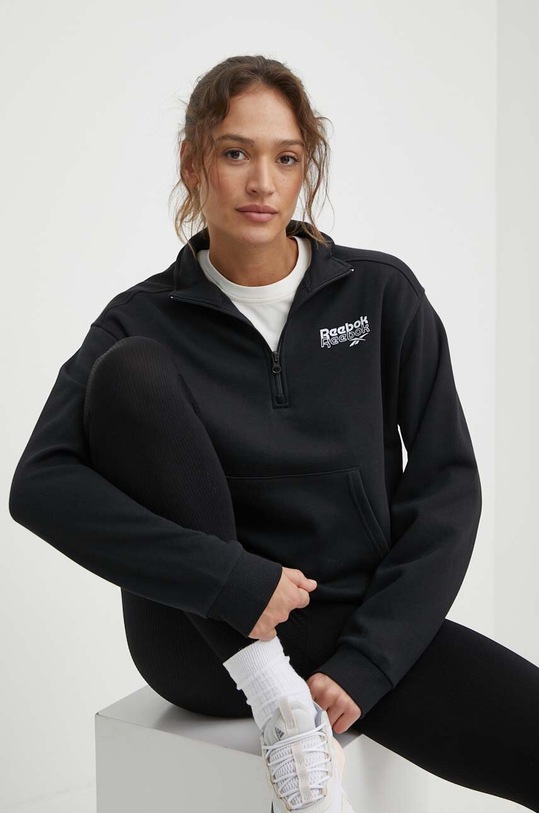 Mikina Reebok bez kapuce černá 100075993