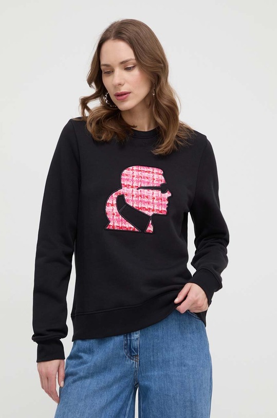 Karl Lagerfeld bluza 241W1803 czarny SS24