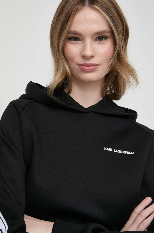 Karl Lagerfeld bluza czarny 241W1807