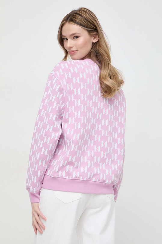 Odzież Karl Lagerfeld bluza 241W1809 różowy