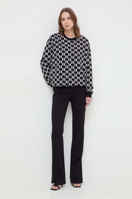 Karl Lagerfeld bluza 241W1809 czarny SS24