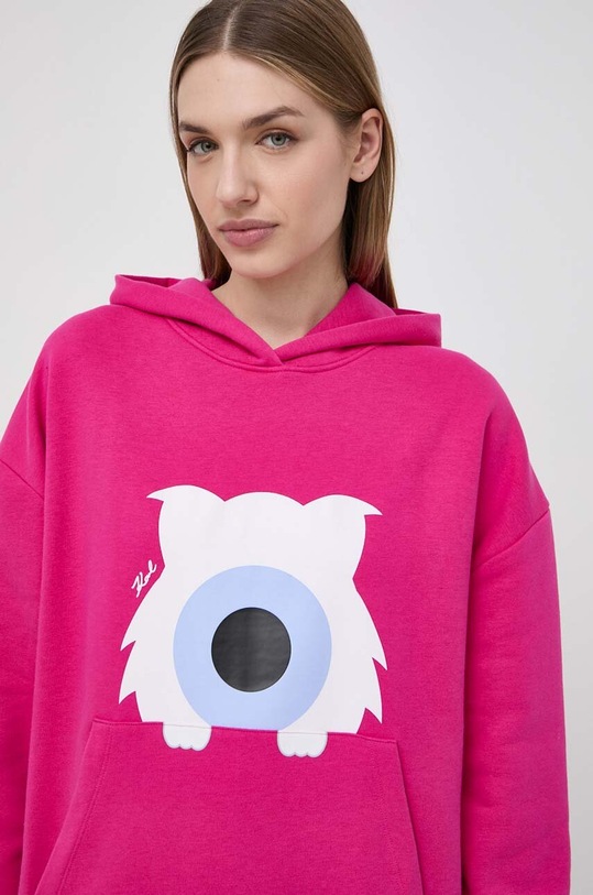 Karl Lagerfeld bluza x Darcel Disappoints różowy 241W1861