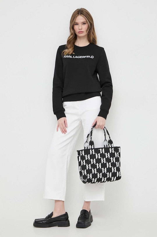 Karl Lagerfeld bluza 241W1815 czarny SS24