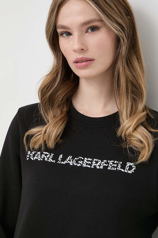 Karl Lagerfeld bluza czarny 241W1815