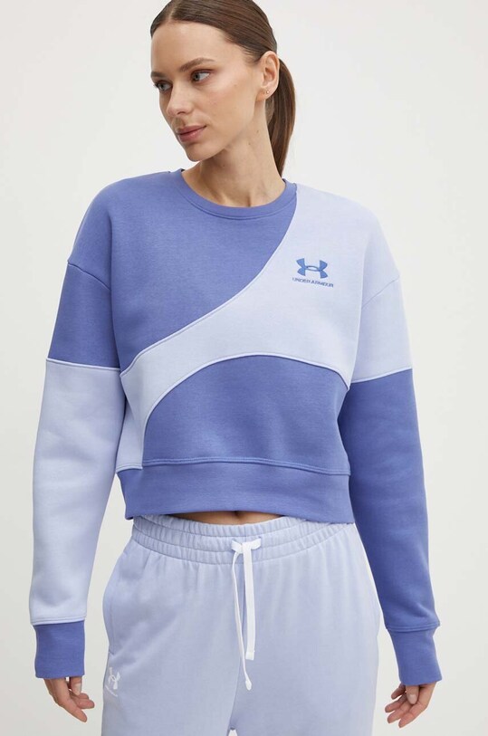 Tepláková mikina Under Armour Essential bez kapucne modrá 1382721