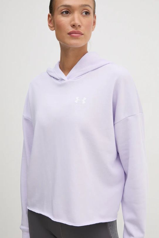 Under Armour bluza treningowa Rival fioletowy 1382736