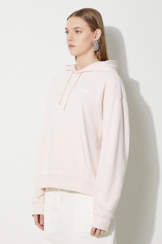 New Balance sweatshirt French Terry Small Logo Hoodie pink WT41507OUK