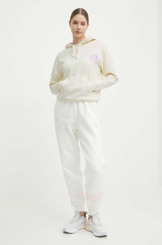 The North Face bluza bawełniana NF0A87DYQLI1 beżowy SS24
