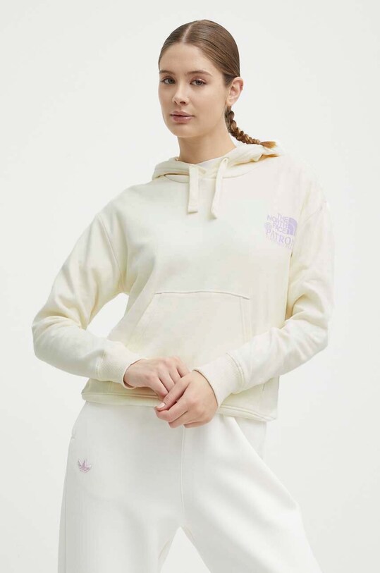 Ruházat The North Face pamut melegítőfelső NF0A87DYQLI1 bézs