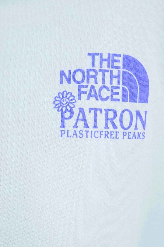 Bavlnená mikina The North Face NF0A87DYO0R1 modrá