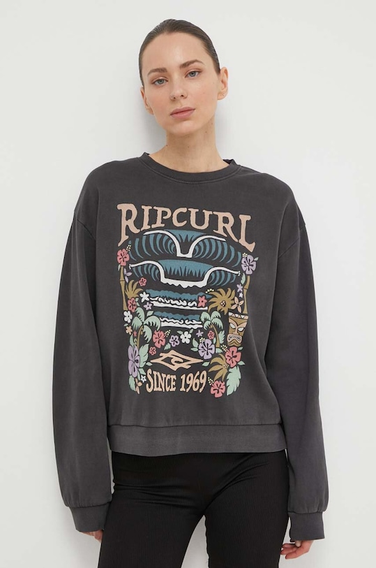 Rip Curl hanorac de bumbac print gri 05CWFL