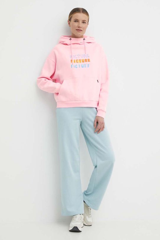 Picture bluza bawełniana Bail WSW335 różowy SS24