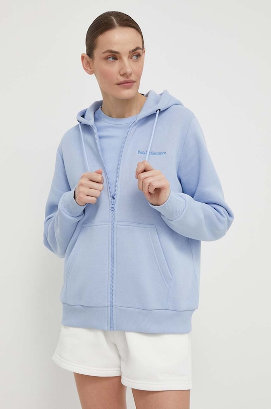 Peak Performance felpa con blu G79587
