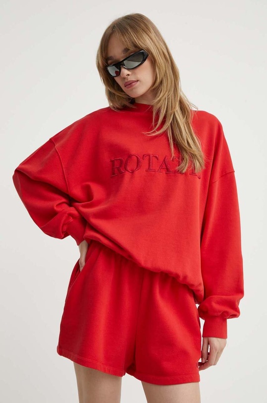 Rotate bluza bawełniana aplikacja czerwony 1127551292