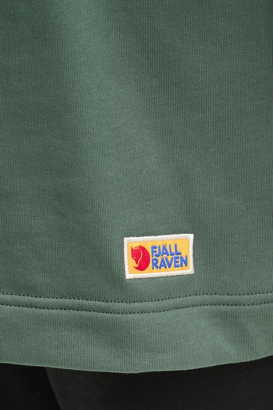 Pamučna dukserica Fjallraven Vardag Hoodie W F86987.679 zelena