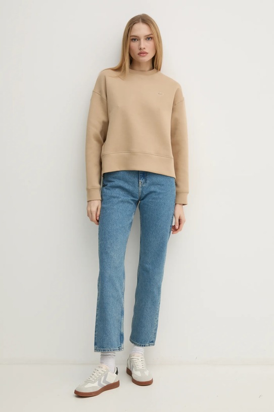 Mikina Lacoste SF5614 béžová AW25
