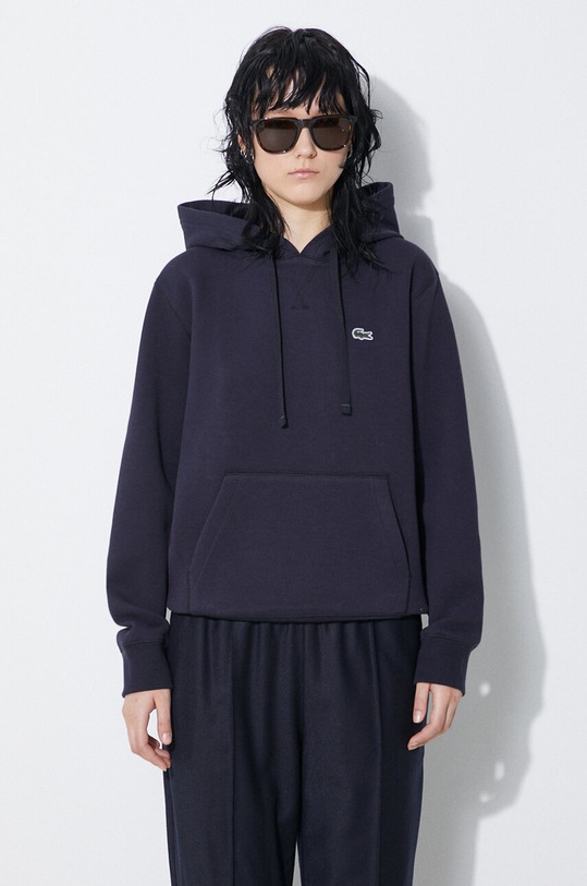 Lacoste sweatshirt plain navy SF8346