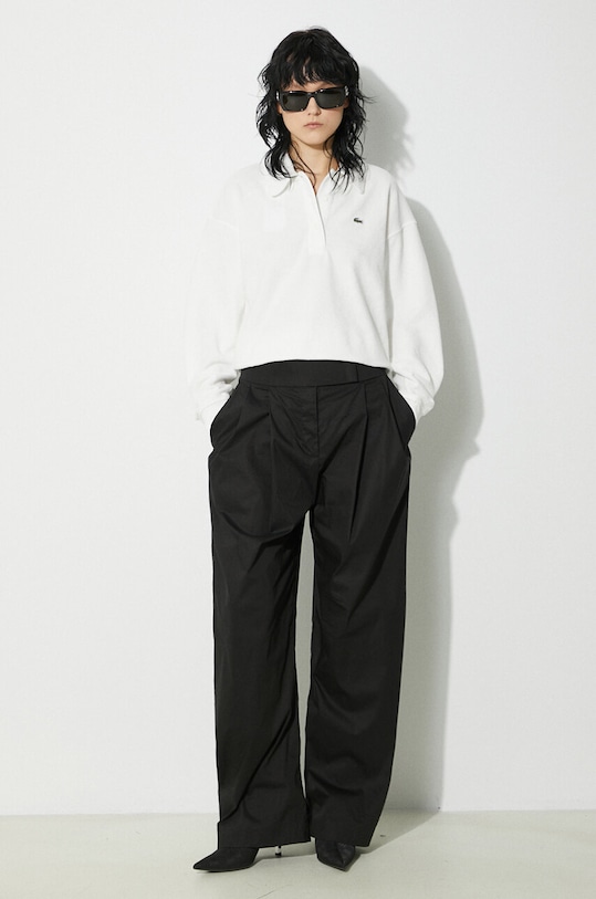 Mikina Lacoste SF9449 bílá SS24