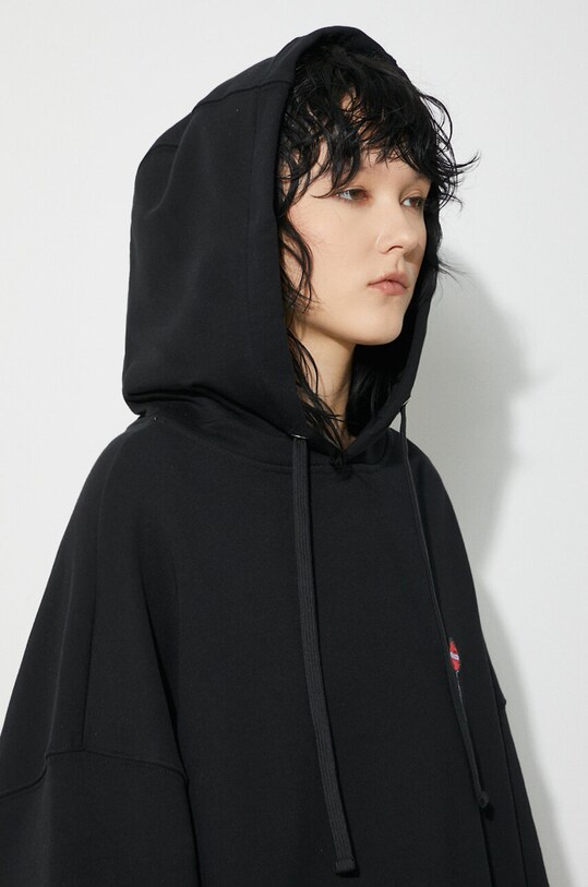 Бавовняна кофта Fiorucci Black Lollipop Patch Hoodie M01FPSHO092CJ05BK01 чорний