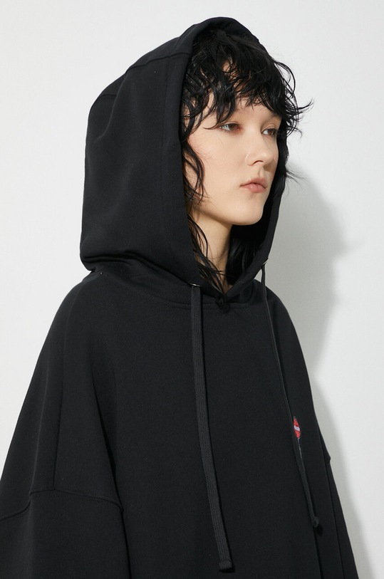 Fiorucci pamut melegítőfelső Black Lollipop Patch Hoodie M01FPSHO092CJ05BK01 fekete