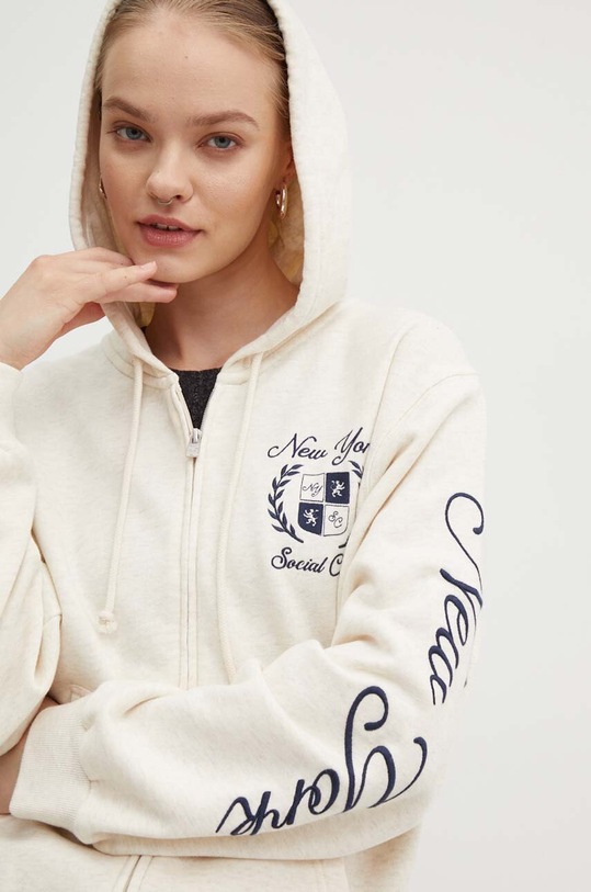 Hollister Co. bluza pozostałe beżowy KI352.4127.145