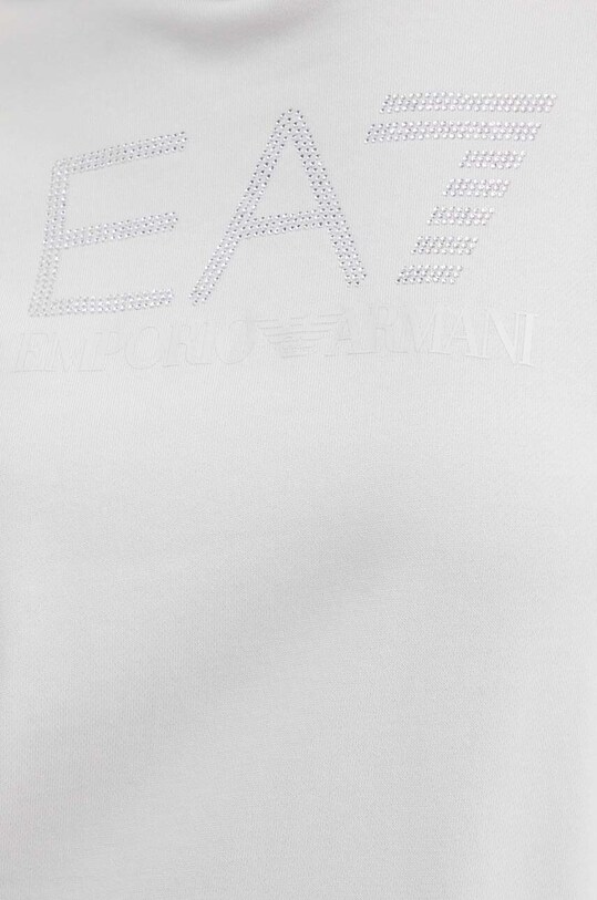 Бавовняна кофта EA7 Emporio Armani 3DTM23.TJSYZ.1938 сірий