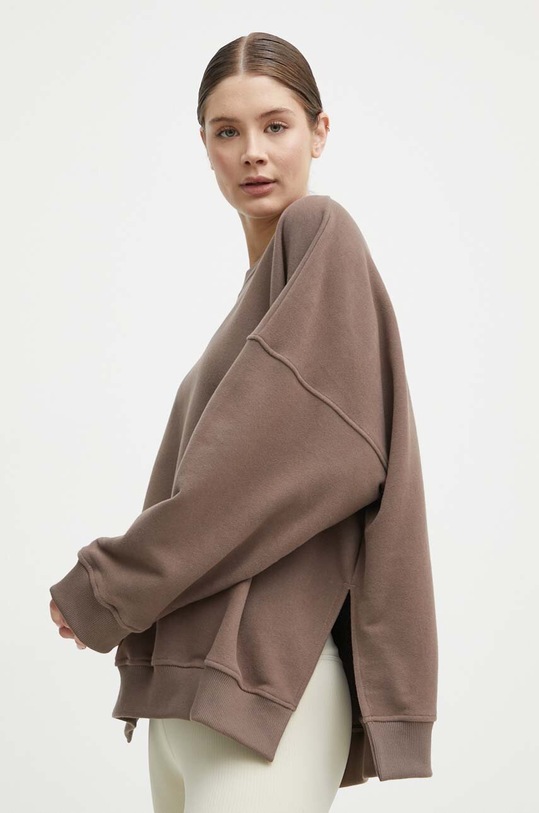JOYINME bluza dresowa Kind z elastanem brązowy Bluza.Oversize.Kind