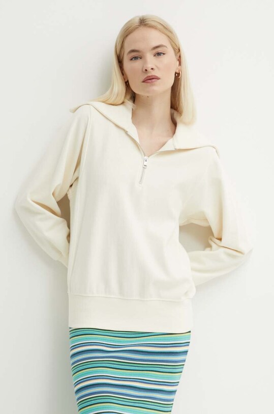 Одяг Бавовняна кофта Gant 4203683 бежевий