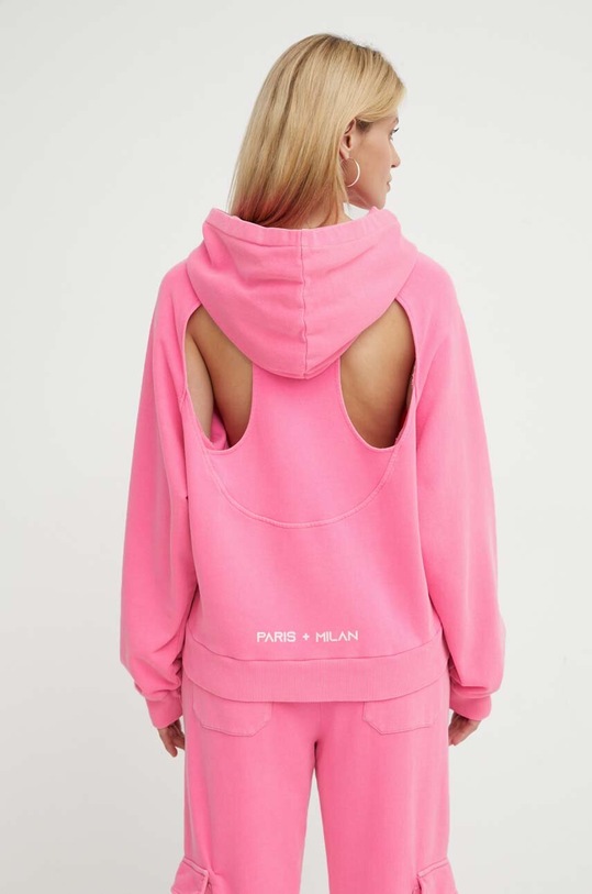 Odzież K+LUSHA bluza bawełniana KLESPEROTJ008PX różowy