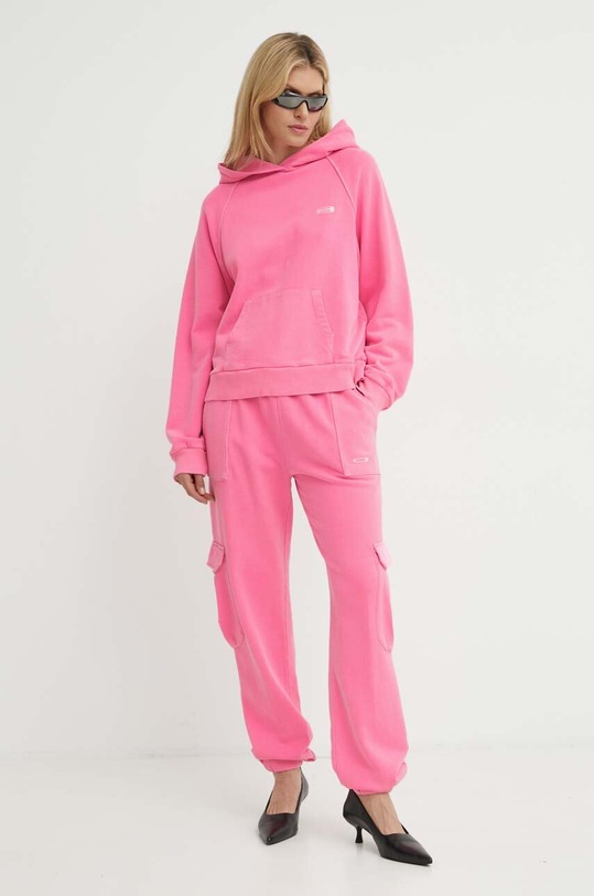 K+LUSHA bluza bawełniana różowy KLESPEROTJ008PX