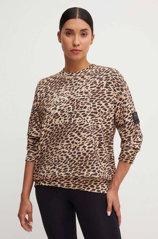 P.E Nation melegítő felső Element pamut barna 242F111