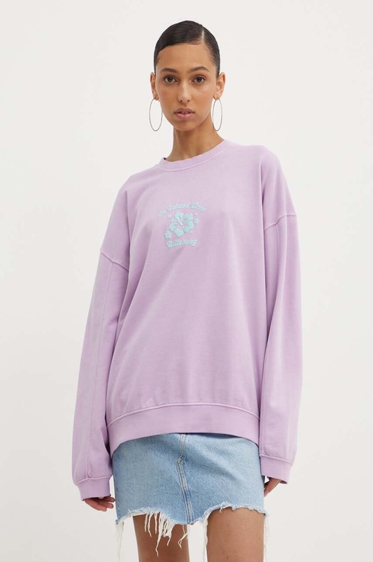 Кофта Billabong ALOHA без капюшона фіолетовий EBJFT00128