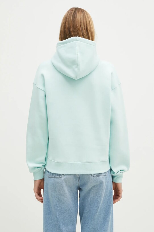 Одяг Бавовняна кофта Maison Kitsuné Bold Fox Head Patch Comfort Hoodie MW00704KM0307 бірюзовий