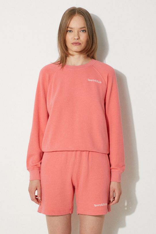 Суичър Sporty & Rich Serif Logo Soft Crewneck