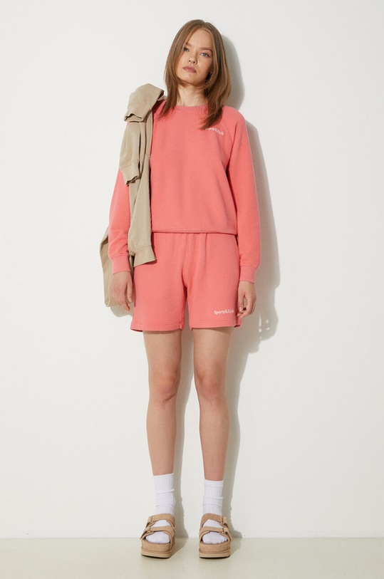 Sporty & Rich bluza Serif Logo Soft Crewneck WS047S402SC różowy SS24