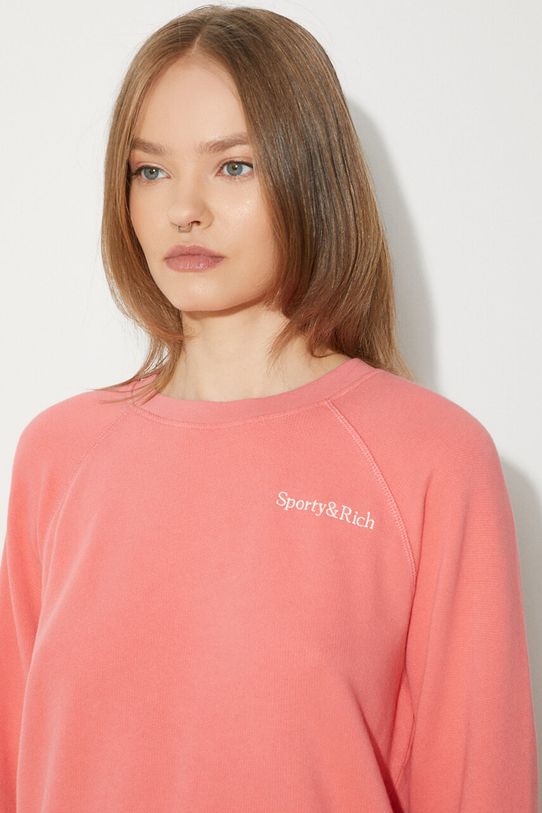 Суичър Sporty & Rich Serif Logo Soft Crewneck WS047S402SC
