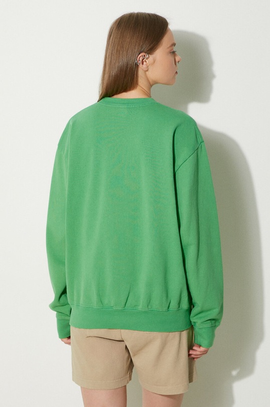 Clothing Sporty & Rich cotton sweatshirt 1800 Health Crewneck WS067S405HV green