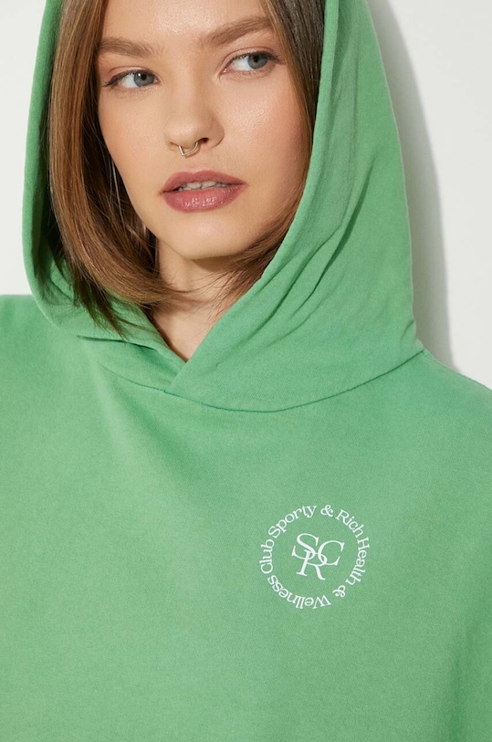 Pamučna dukserica Sporty & Rich SRHWC Cropped Hoodie WS070S405SV