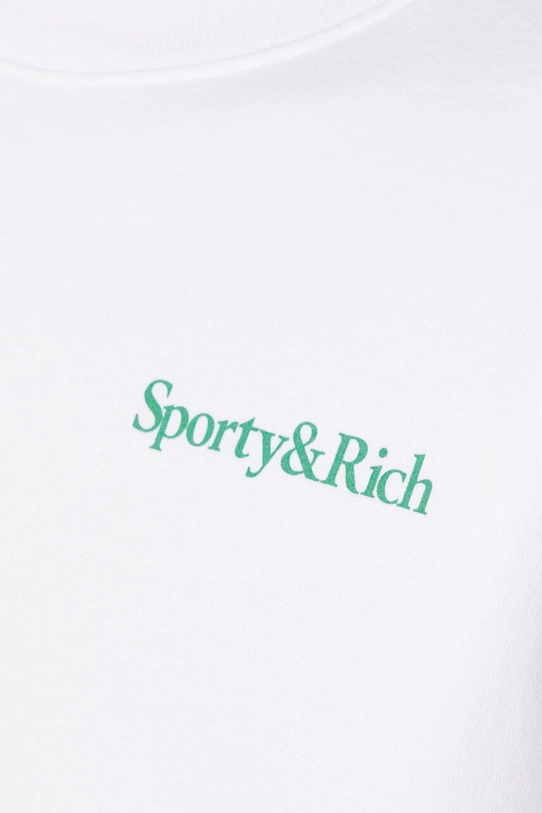 Хлопковая кофта Sporty & Rich Drink More Water Crewneck WS067S405DW