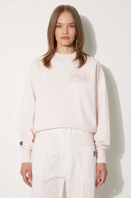 Fila hanorac de bumbac Fila x Aries roz 42PS24ST010122270227