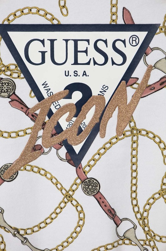 Dziewczynka Guess bluza bawełniana dziecięca J4RQ00.KA6R3.PPYH beżowy