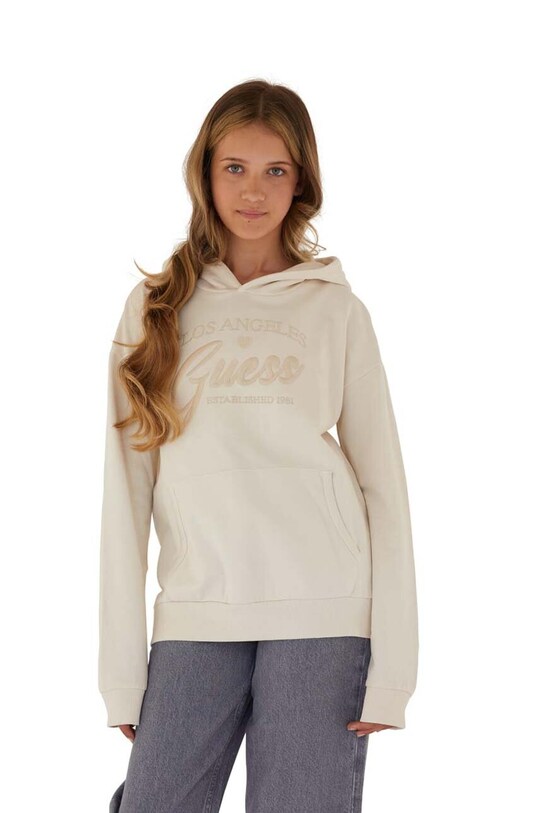 Детская хлопковая кофта Guess хлопок бежевый J4RQ21.KA6R3.PPYH