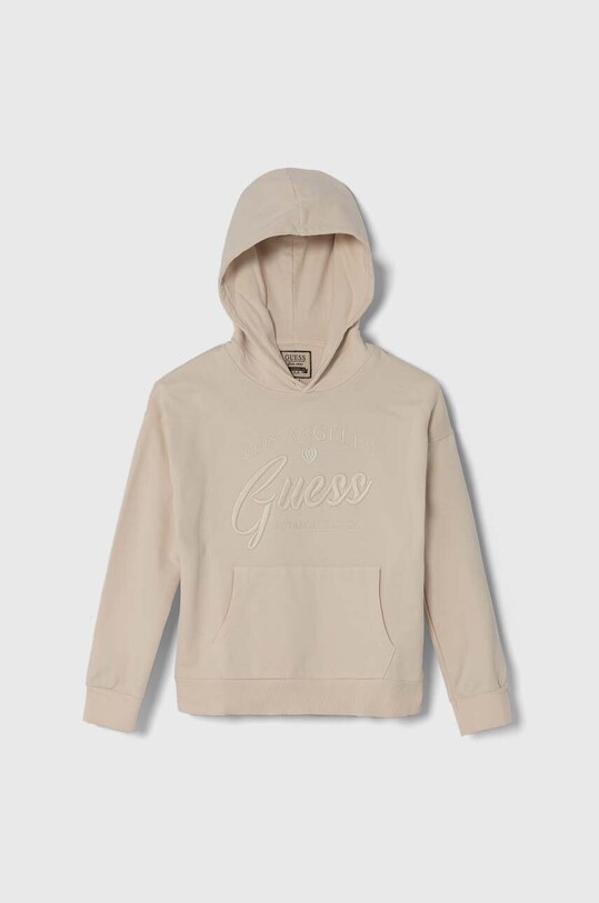 Детская хлопковая кофта Guess J4RQ21.KA6R3.PPYH бежевый SS24