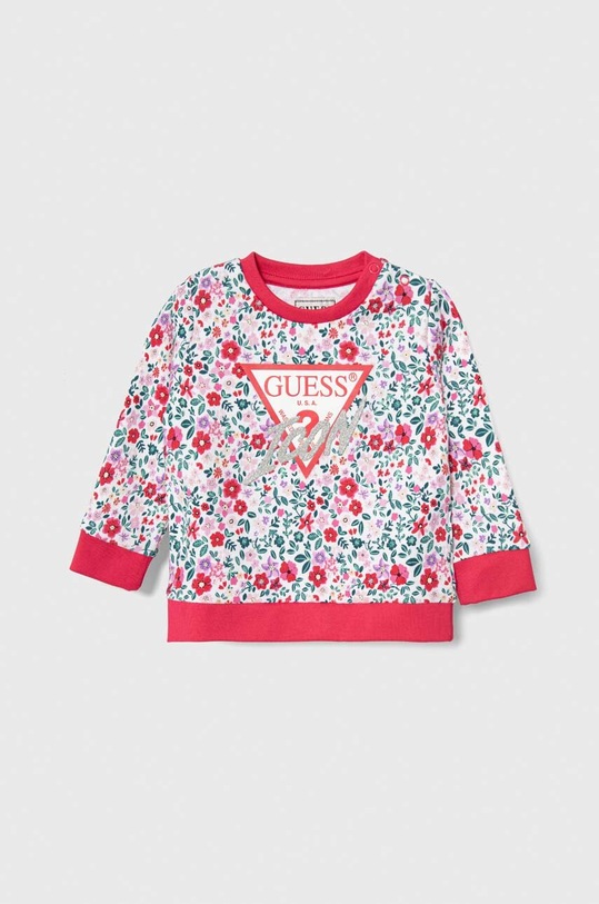 Guess hanorac de bumbac pentru copii print multicolor K4RQ00.KA6R3.PPYH