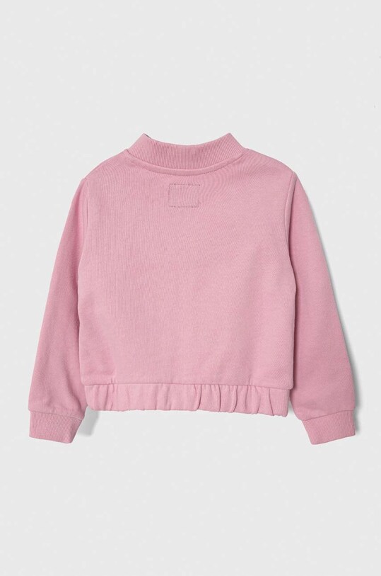 Dječja pamučna dukserica Guess K4RQ04.KA6R4.PPYH roza SS24